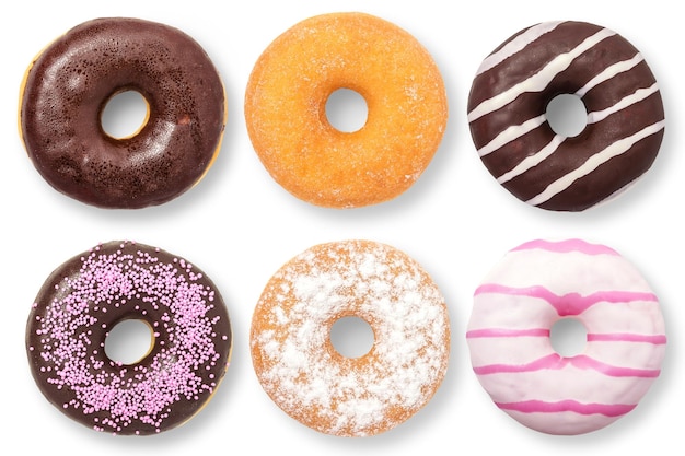 Brood Donut Gebakken voedselelementen PNG-bestandsuitknipsel