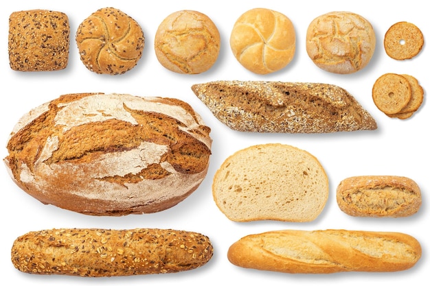 Brood Gebakken voedselelementen PNG-bestandsuitknipsel