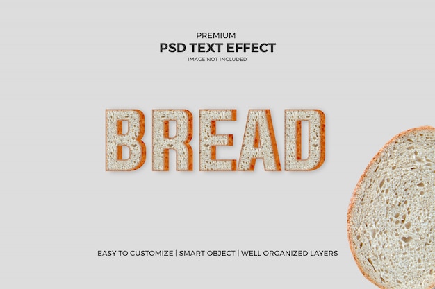 Brood teksteffect