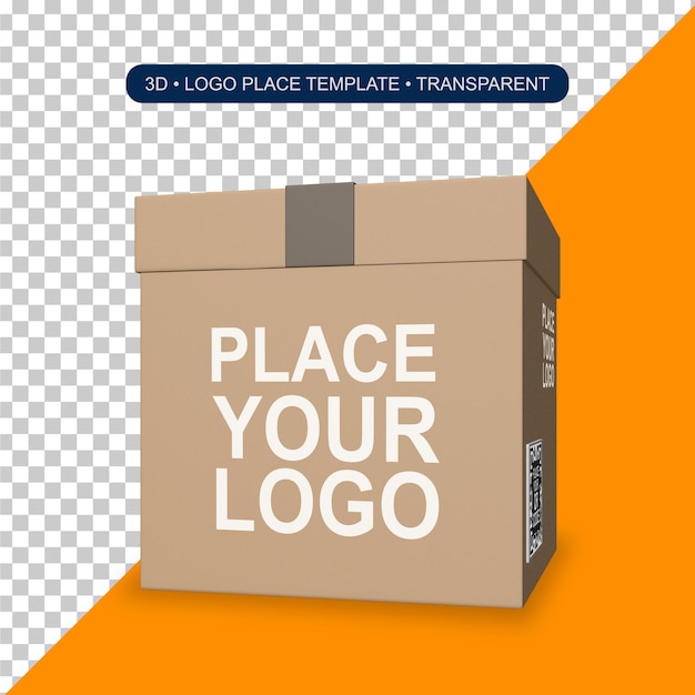 Brown 3D Box Template