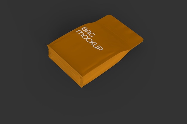 A brown box with a book that says bac mockup on it