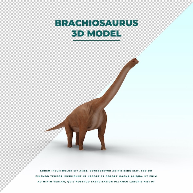 PSD brown brachiosaurus