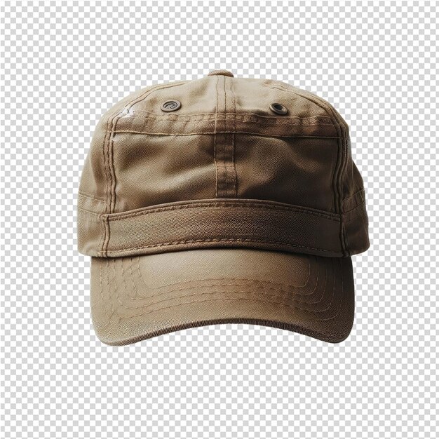 PSD a brown hat with a brown band on it