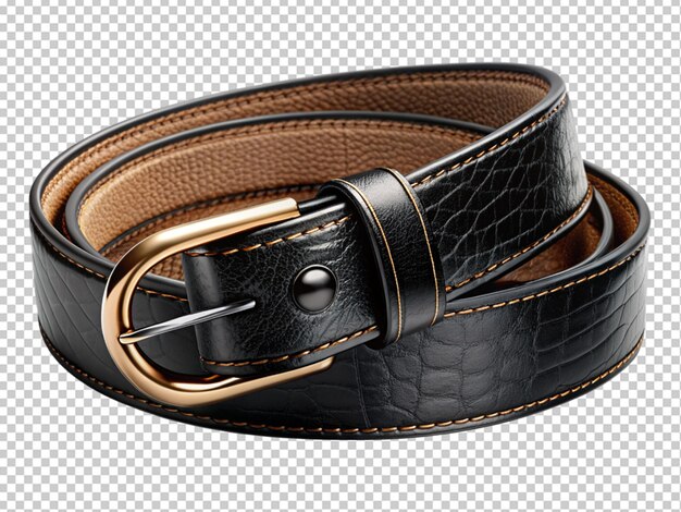 Brown leather belt