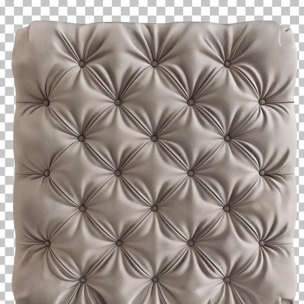 PSD a brown leather cushion with a pattern of circles on it