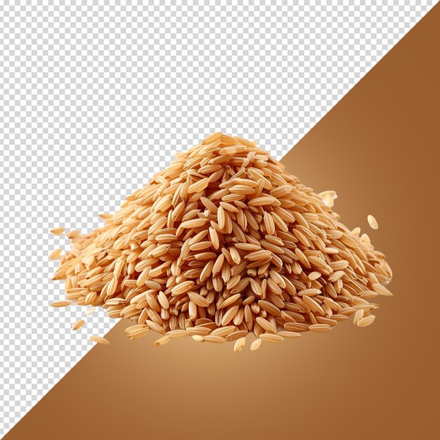 PSD brown rice isolated