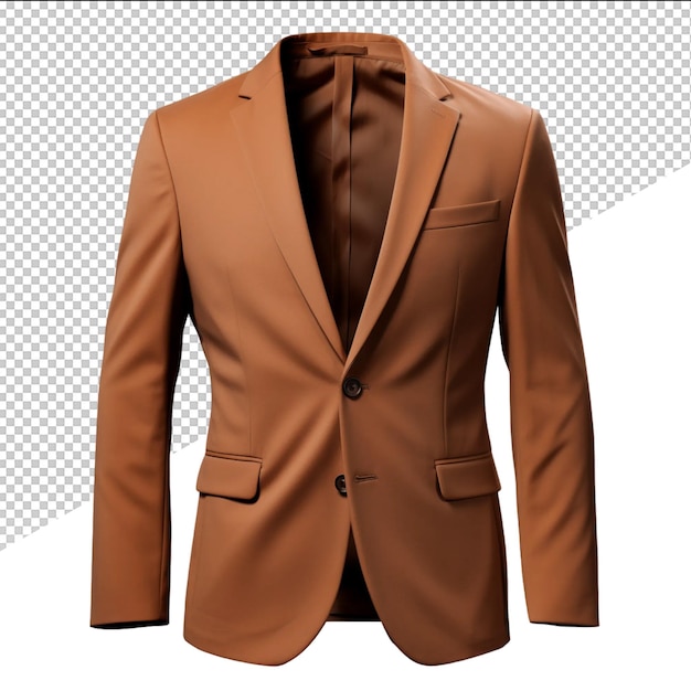 PSD a brown suit with a bow tie on it