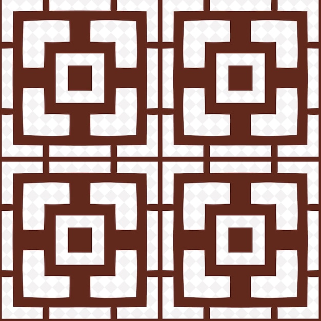 PSD a brown and white pattern with a brown and white square