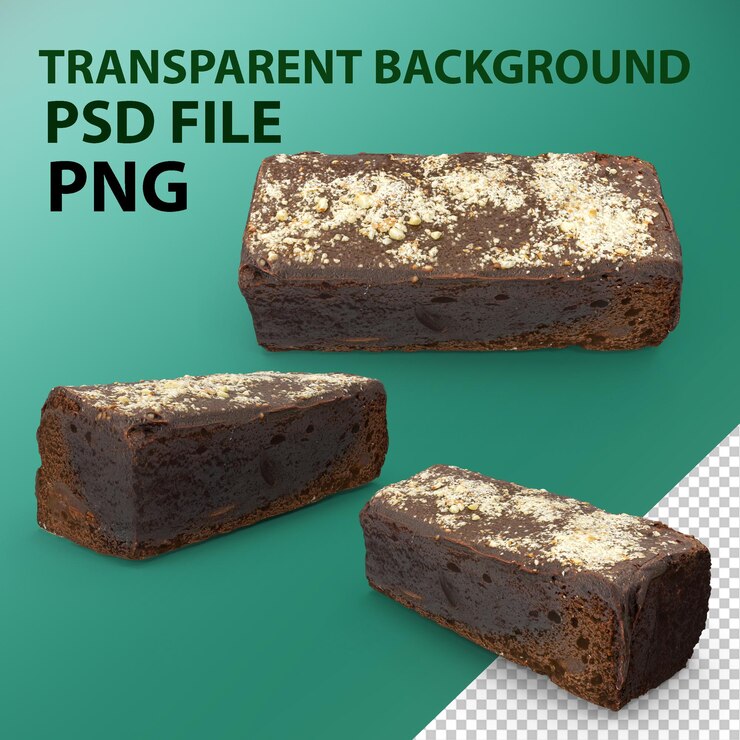 PSD торт брауни png