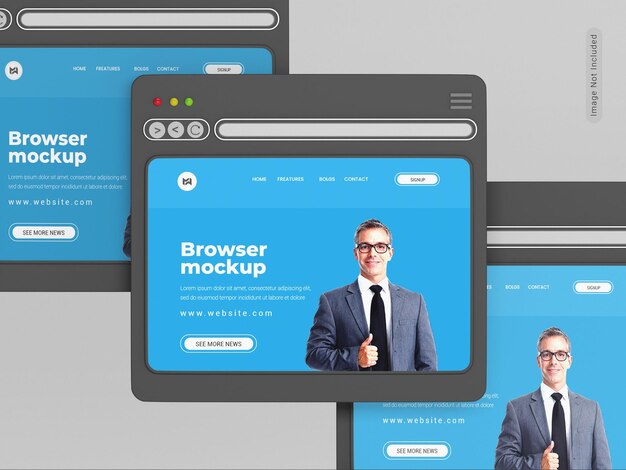 Browser mockup