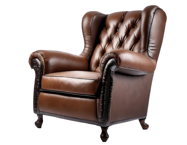 Bruine fauteuil