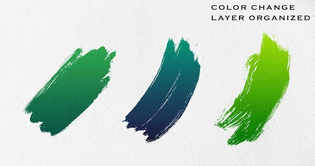 PSD brush stroke set design