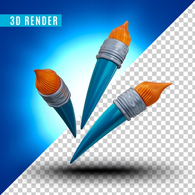 PSD brush tool 3d back to school for composition school