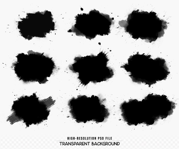 PSD brush transparent background