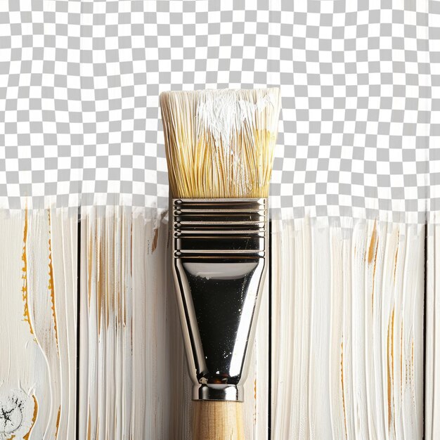 PSD a brush with a brush in front of a wall with a white background