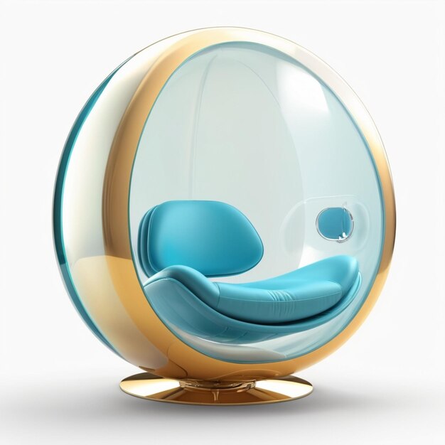 PSD bubble chair psd on a white background