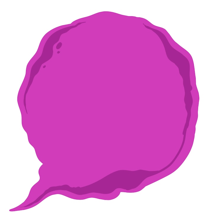 PSD bubble chat cartoon
