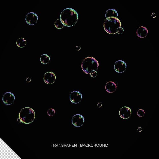 PSD bubbles transparent overlay 4