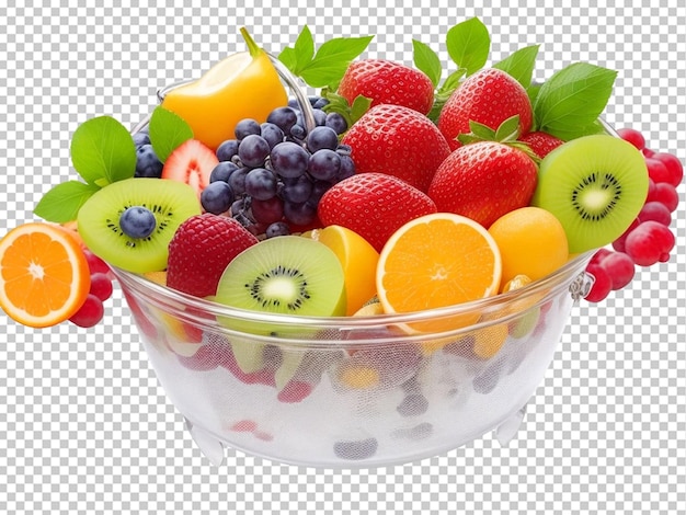 Bucket full of fruits