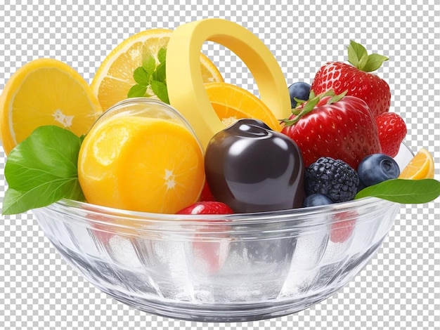 Bucket full of fruits