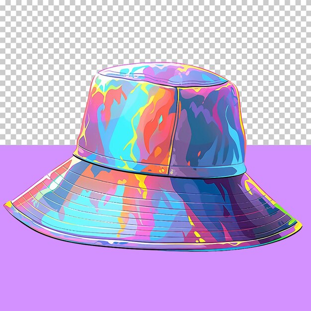 PSD a bucket hat isolated object transparent background