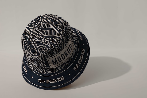 PSD Дизайн макета шляпы-ведра