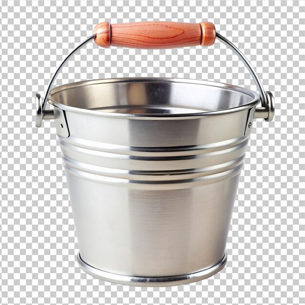 PSD bucket isolated on transparent background