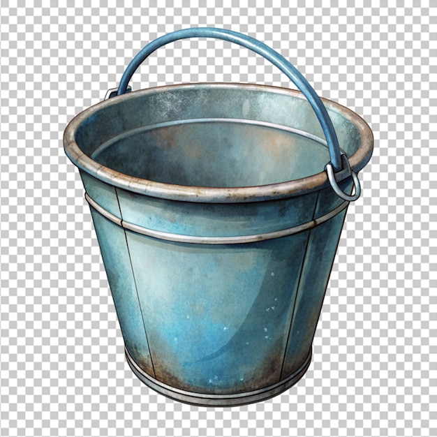 Bucket isolated on transparent background