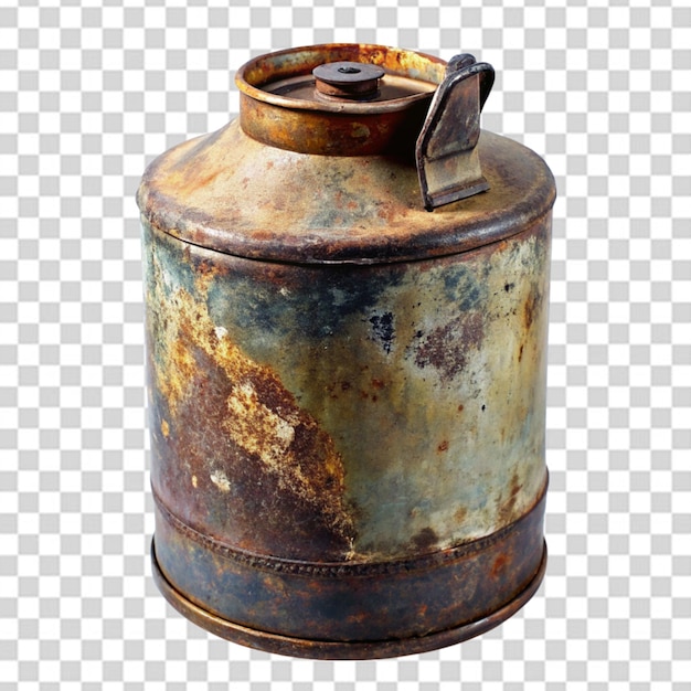 PSD bucket isolated on transparent background