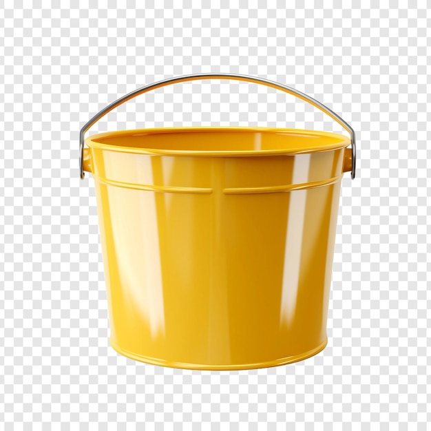 Bucket isolated on transparent background