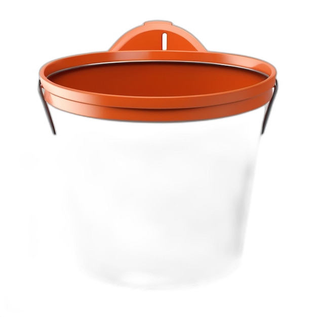 PSD bucket psd na białym tle