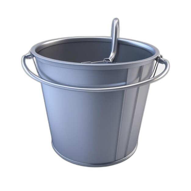 PSD bucket psd op een witte achtergrond