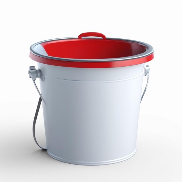 PSD bucket psd su sfondo bianco