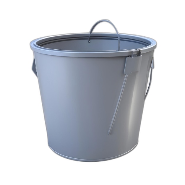 Bucket psd on a white background