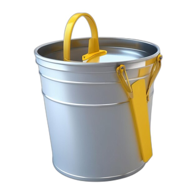 PSD bucket psd su sfondo bianco