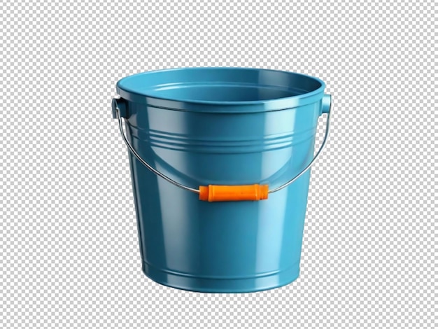 PSD bucket on transparent background