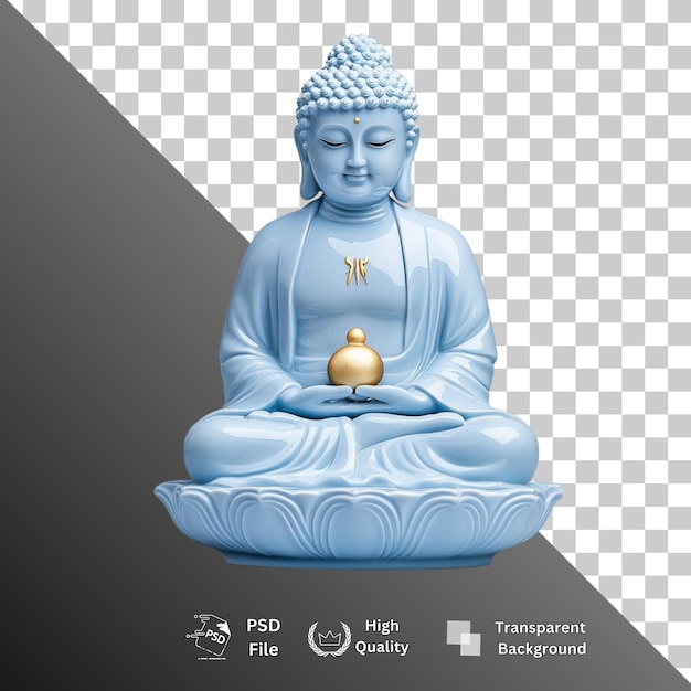 透明な背景に孤立した仏陀