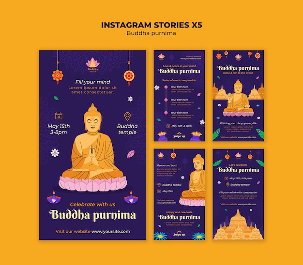 buddha purnima template design