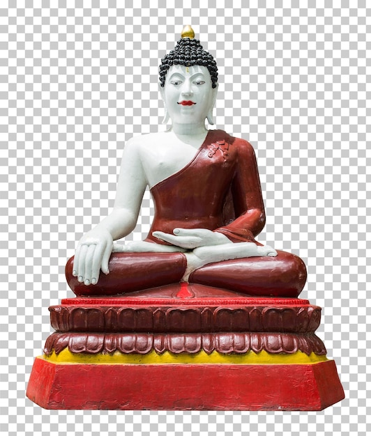 Изолированная статуя Будды