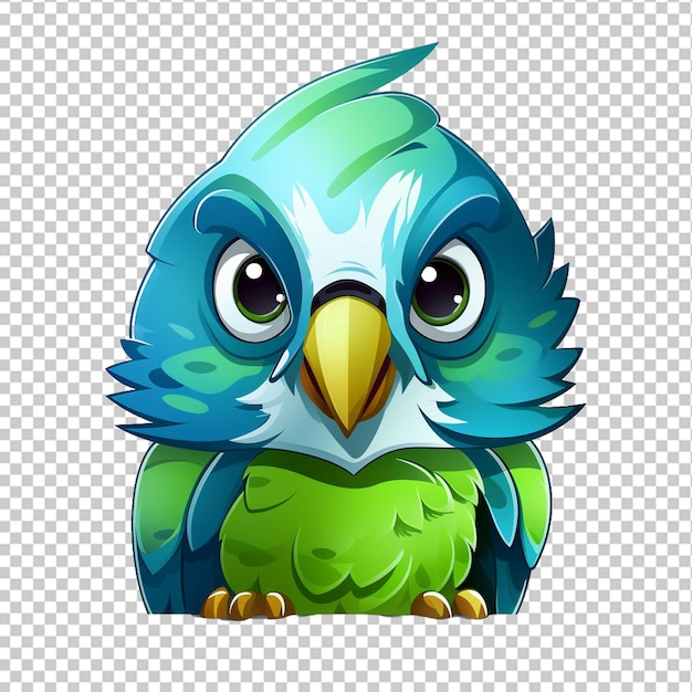 Budgerigar mascot logo