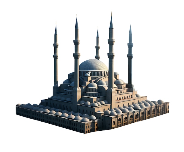 Budynek Meczetu Odizolowany