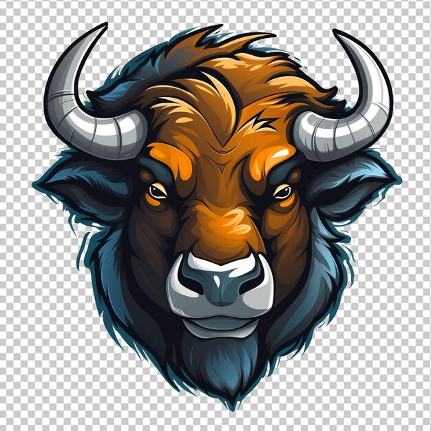 Buffalo mascot logo