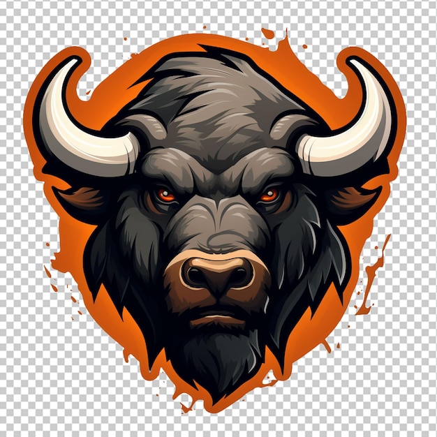 Buffalo mascot logo