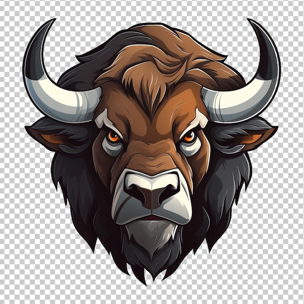 Buffalo mascot logo