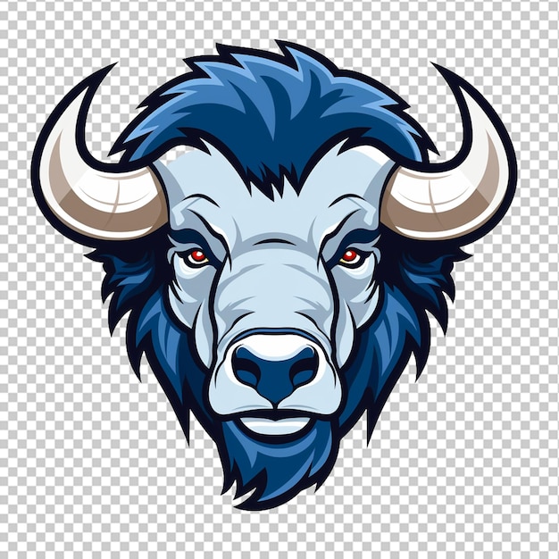 PSD buffalo mascotte-logo