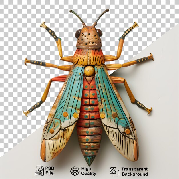 PSD a bug isolated on transparent background