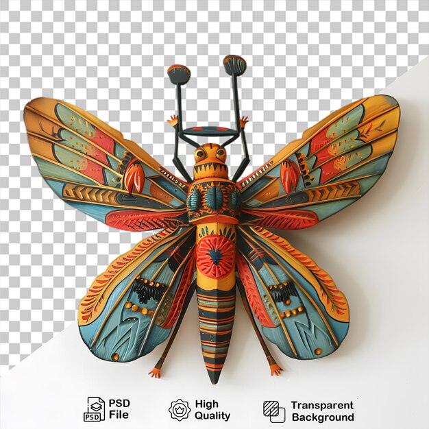 A bug isolated on transparent background