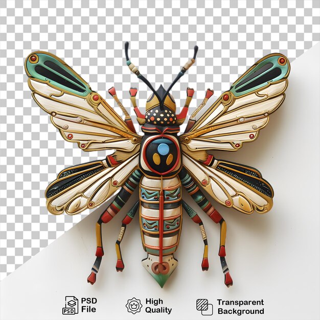 PSD a bug isolated on transparent background