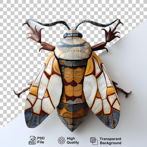 PSD a bug isolated on transparent background