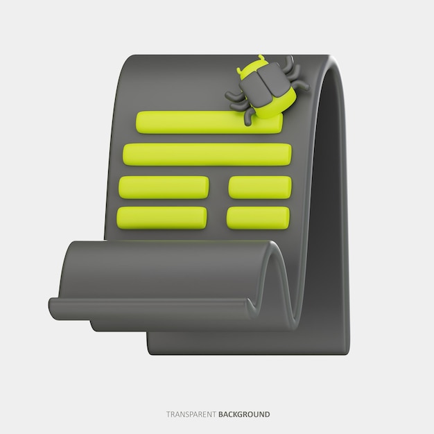 Bug Payment 3D Illustration